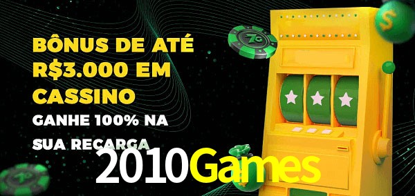 2010Games melhor bônus de depósito
